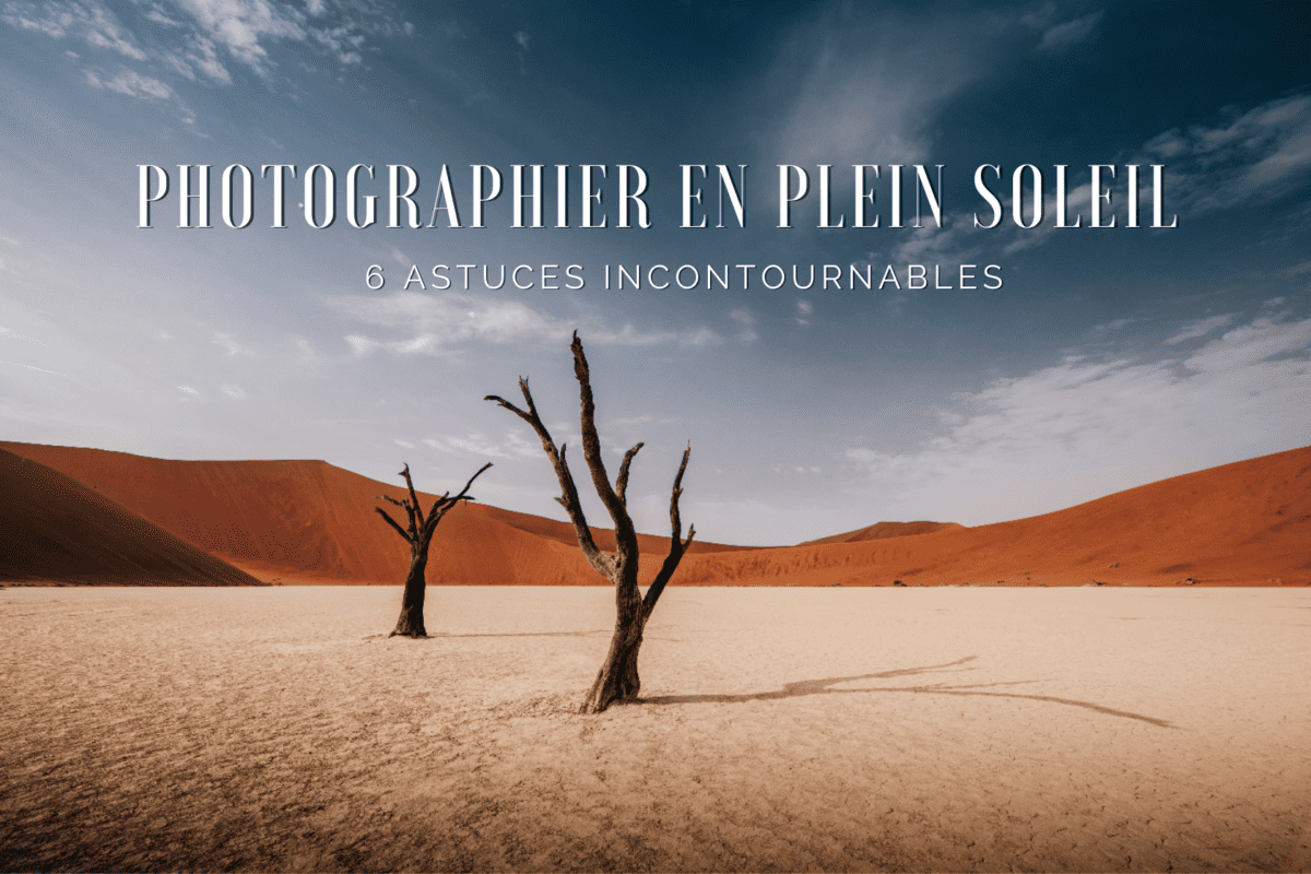 photographie en plein soleil Namibie