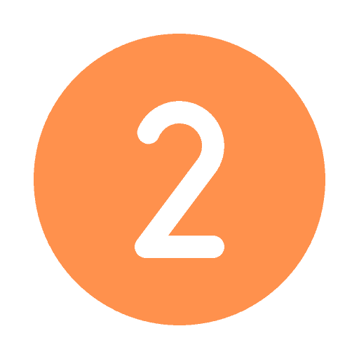 9023576 number circle two fill icon