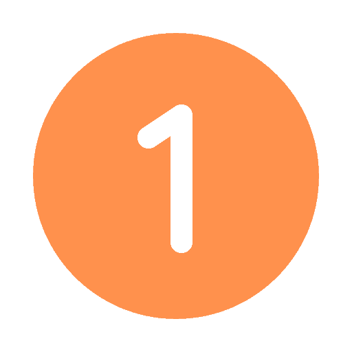 9023668 number circle one fill icon