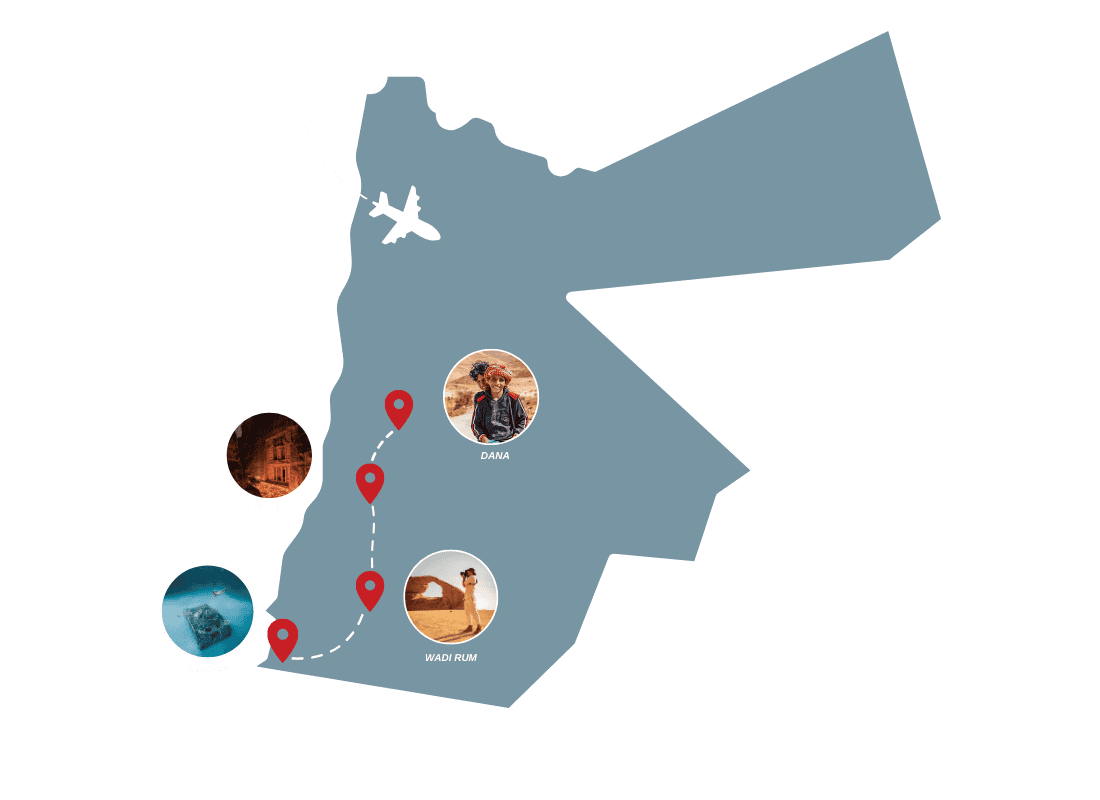 Map Formation Jordanie